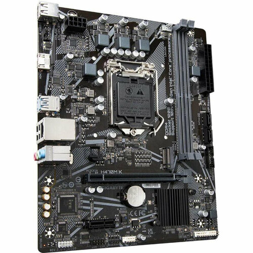 Материнская плата Gigabyte H470M K s1200 H470 2xDDR4-2333 mATX RTL 1173100₽