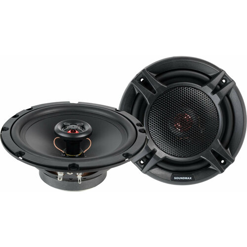 Колонки автомобильные Soundmax SM-CSI602 180Вт 91дБ 4Ом 165см 6 12дюйм ком2кол коаксиальные двухполосные 319000₽
