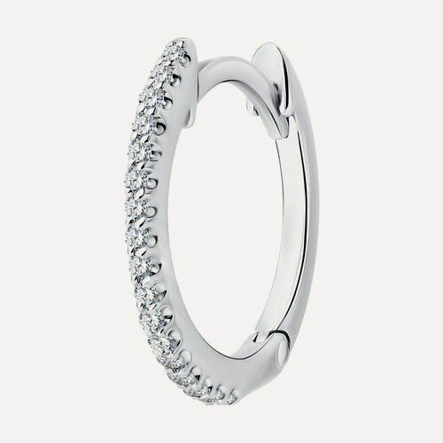 Изображение товара Моносерьга, белое золото, 585 проба, бриллиант