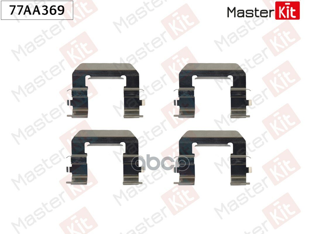 Комплект установочный тормозных колодок Opel ASTRA J (P10) 2009 - 2015 MasterKit арт. 77AA369