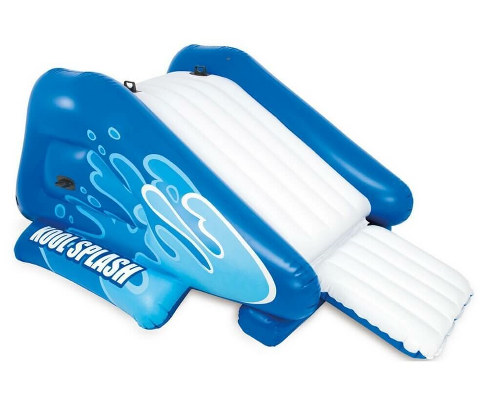 Надувная горка 333х206х117см "Клёвый всплеск" с разбрызгивателем, до 80кг, от 6 лет