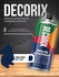 Акриловая краска Decorix аэрозольная темно-синяя 520мл