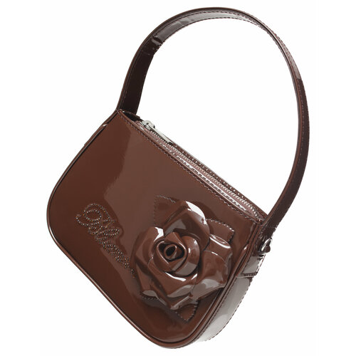 Сумка Blumarine фактура гладкая коричневый 65450₽