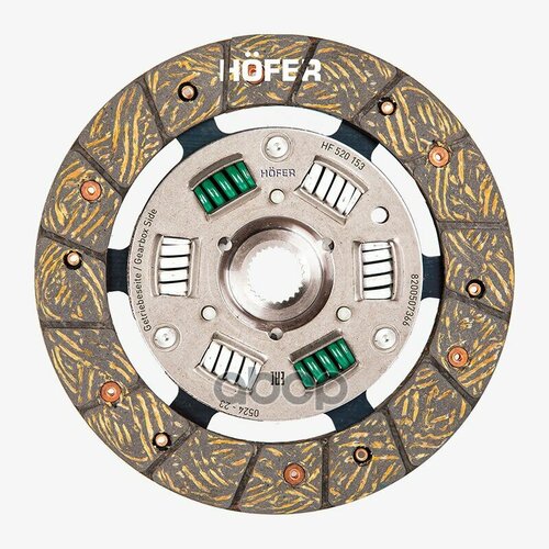 фото Сцепление renault logan 1.4 04-, sandero 1.4 09-, simbol, kangoo, megan 180 мм с подш. hofer hofer арт. hf 530 099