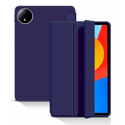 Чехол для планшета Xiaomi Redmi Pad SE 8.7, из мягкого силикона, темно-синий