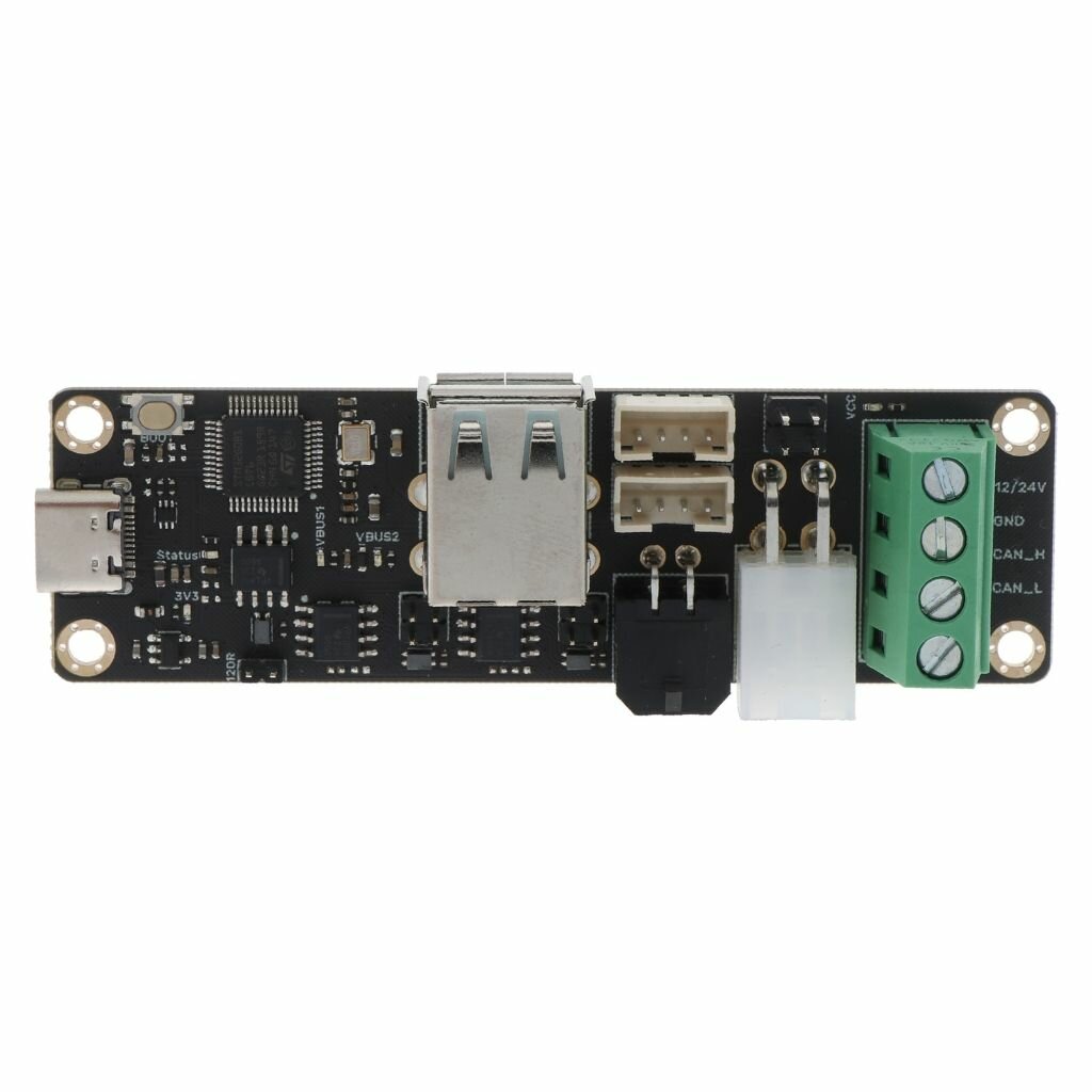 Модуль BIGTREETECH U2C имеет CAN-интерфейс, подключаемый к деталям принтера Raspberry Pi для EBB36 EBB42 3D-печати