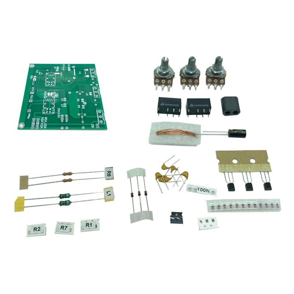 138 В 150 мА QRM Canceller Eliminator X-Phase 1-30 МГц HF Band PTT Control Готовая плата Eliminator Diy Kit RCA Jack для радио Spare parts
