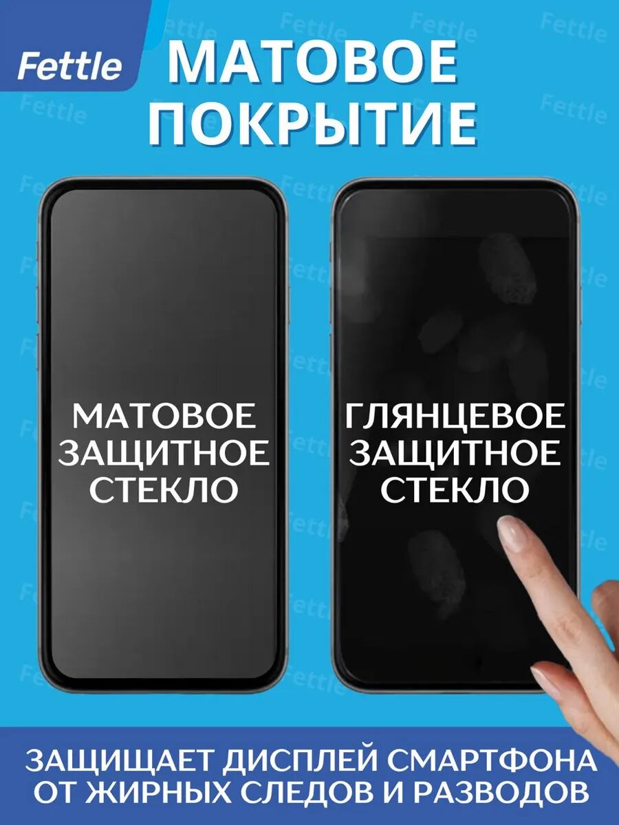 Матовое защитное стекло на Apple iPhone 12 mini — фото 1
