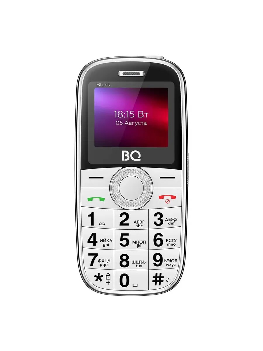 Мобильный телефон BQ 1867 Blues 1.77" BT 2SIM серебристый