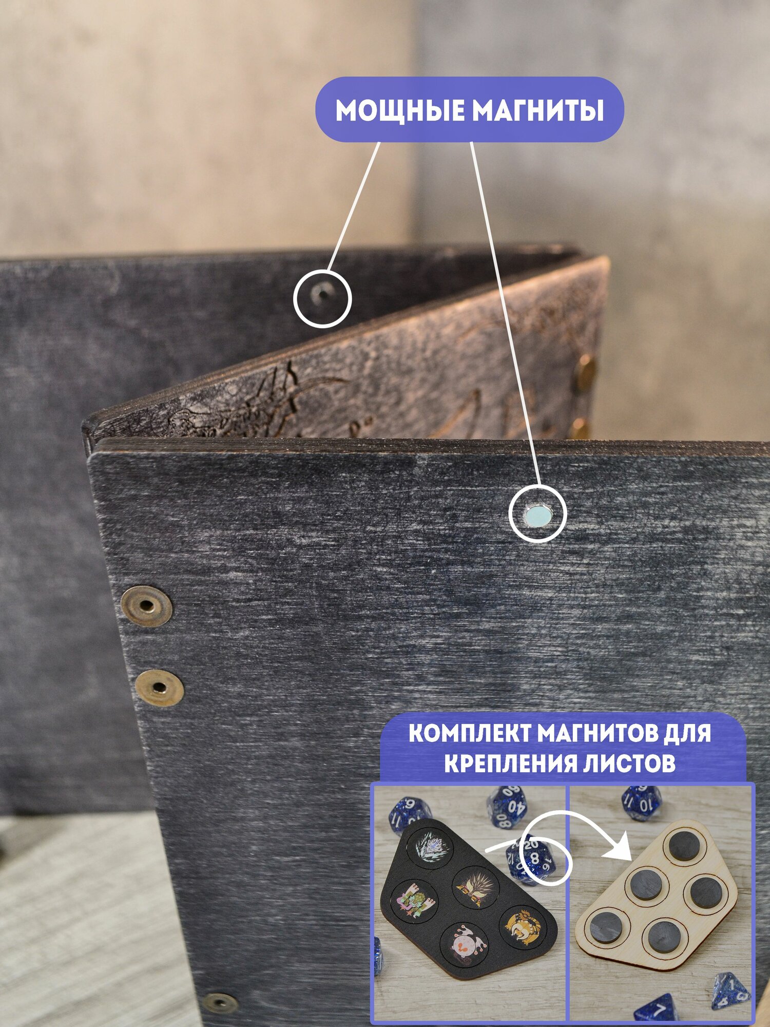 Ширма мастера днд А5 "Оборотни" для DnD, dungeons and dragons — фото 1