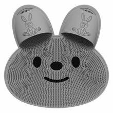 Массажный коврик Rabbit, 45x45см, нескользящий, влагостойкий, розовый/черный — фото 1