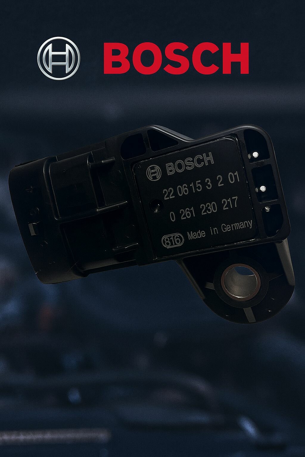 Датчик абсолютного давления и температуры воздуха Bosch 0261230217