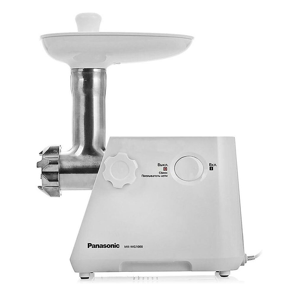 Мясорубка Panasonic Super Turbo Plus MK-MG1000WTQ, 1000Вт, для фарша — фото 1
