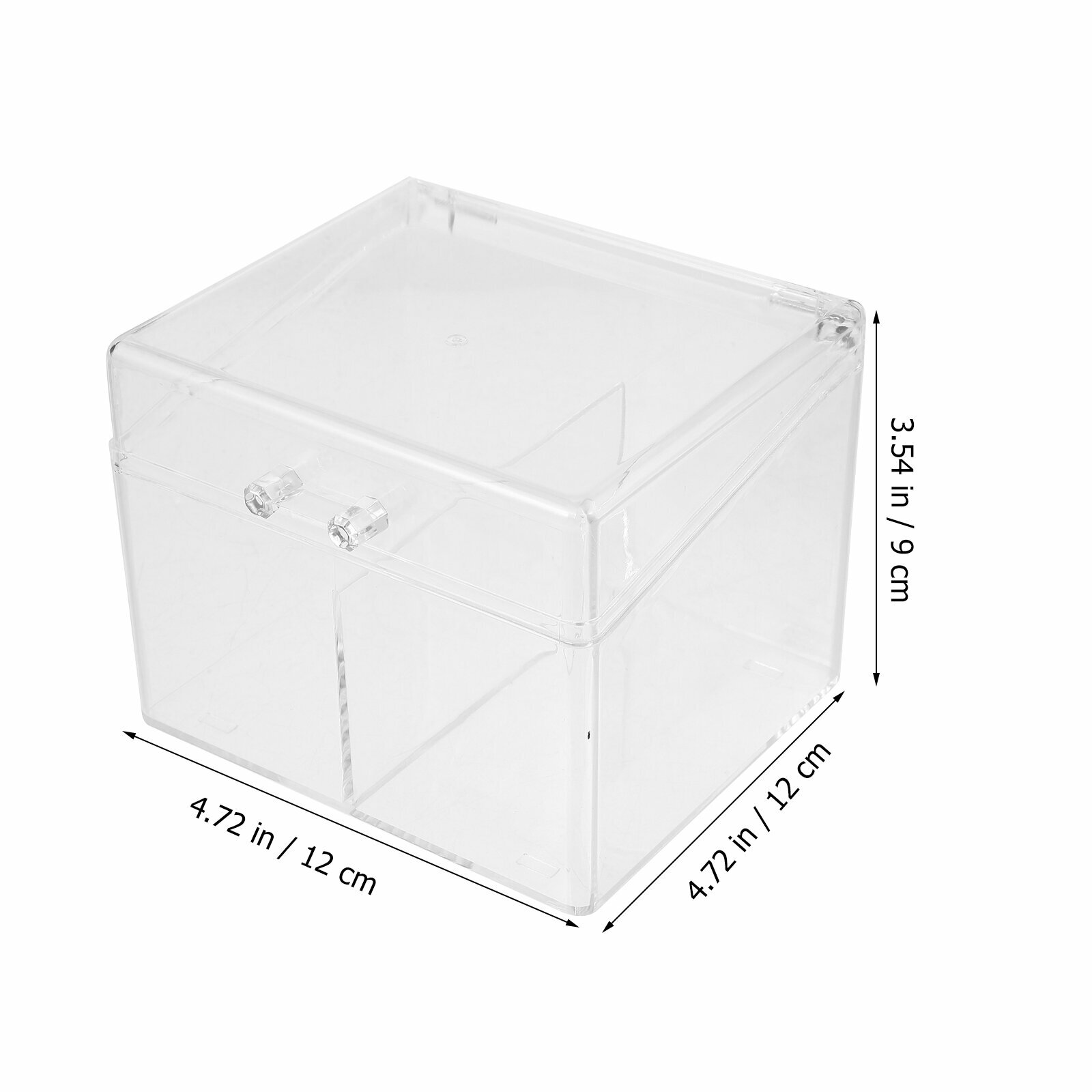 Держатель Бизнес-Карт Из Акрила Прозрачный 12.00X12.00X9.00Cm