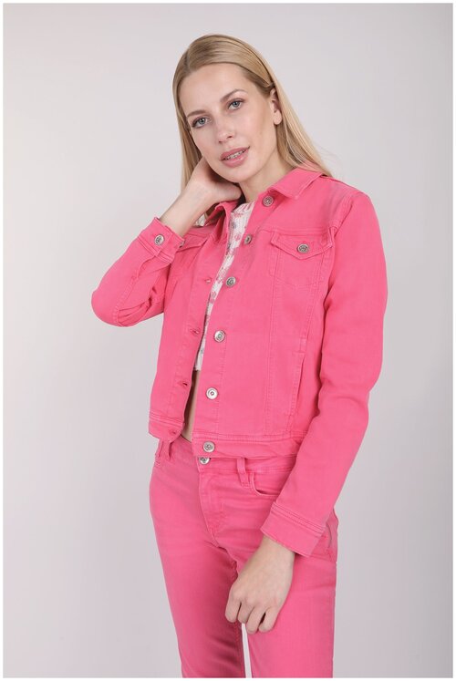 Джинсовая куртка  BLUE FIRE Co., размер S, розовый