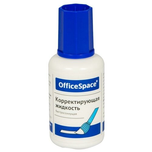 Корректирующая жидкость OfficeSpace, 12мл, на химической основе, с кистью корректирующая жидкость officespace 20мл на химической основе с кистью 8 штук