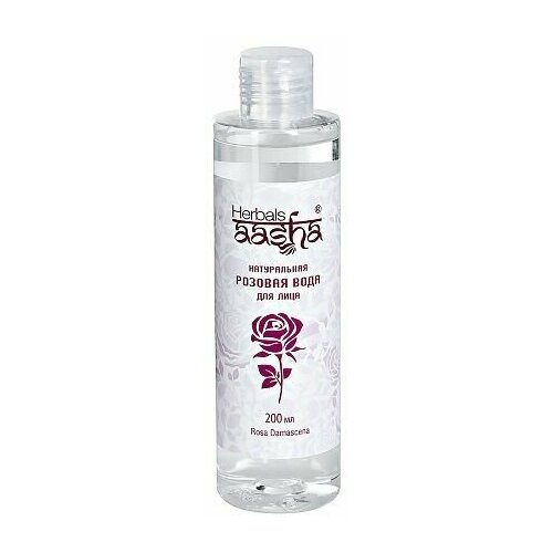 Aasha Herbals Натуральная розовая вода для лица, 200 мл натуральная розовая вода aasha herbals для лица 200 мл