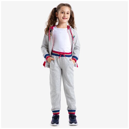 фото Брюки kapika, размер 128, серый