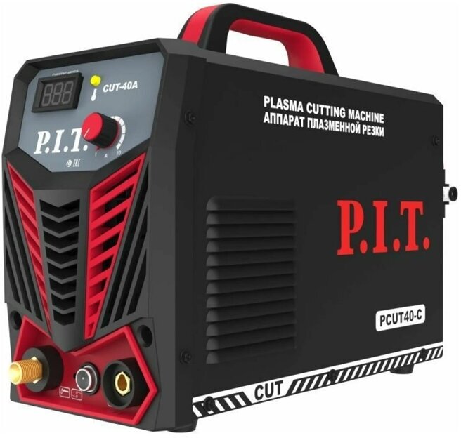 P.I.T. PCUT40-C 40А/10мм/6.2кВт/0.4-0.6МПа black-red