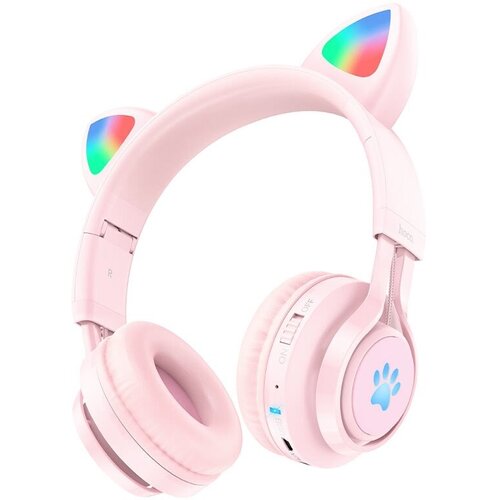 Беспроводные наушники Hoco W39 Cat ear Розовый 139000₽