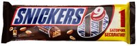 Батончик Snickers с карамелью, арахисом и нугой, 40 г, 9 шт.