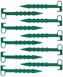 Набор колышков для зажима укрывного материала, h = 14 см, набор 10 шт.
