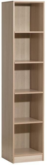 Шкаф открытый для документов  Клик Мебель   400 404 1900 мм  цвет ясень шимо светлый