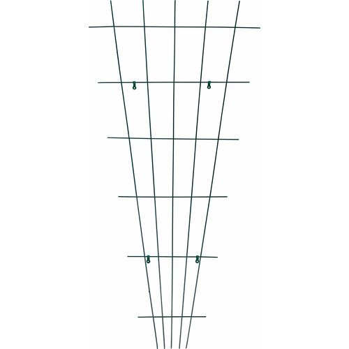 Шпалера для вьющихся растений веерная OBI 150x75 см сталь зеленая 1199₽