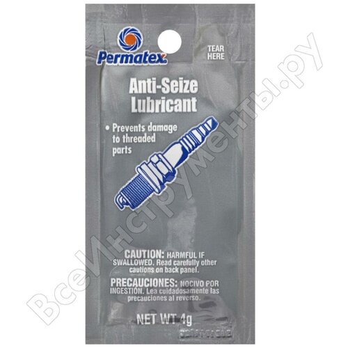 Смазка ANTI-SEIZE против заклинивания универсальная от -60С до 870С 5гр PERMATEX 332₽