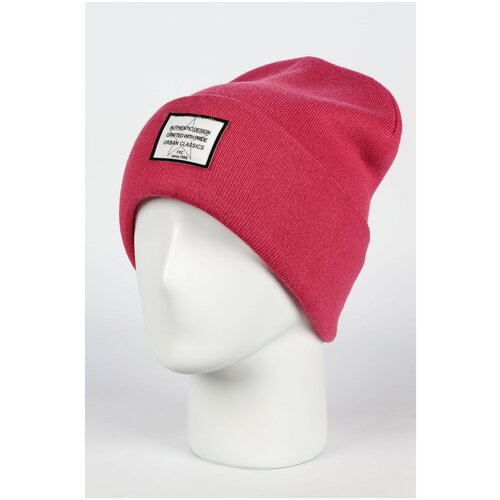 шапка с отворотом ferz гранж цвет розовый светлый Шапка Ferz, размер UNI, розовый