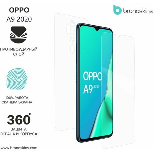 Защитная Броня для OPPO A9 2020 (Матовая, Комплект FullBody) защитная броня для oppo reno 5 lite матовая комплект fullbody