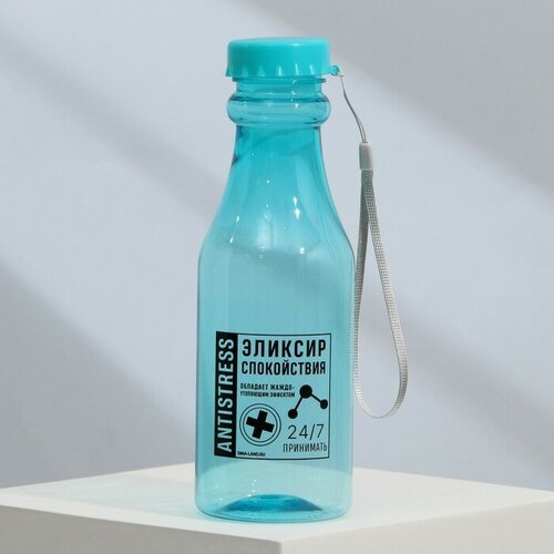 фото Бутылка для воды «эликсир спокойствия», 550 мл svoboda voli