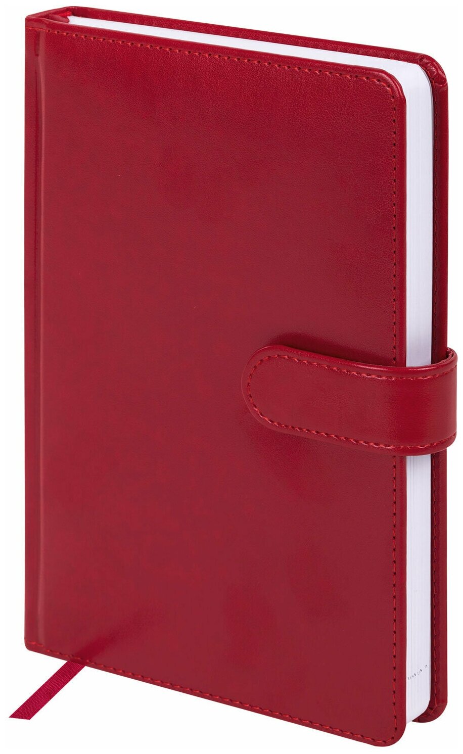 Ежедневник-планер (планинг) / записная книжка / блокнот недатированный А5 148х218мм Galant Ritter, под кожу, 160 листов, красный, 114465