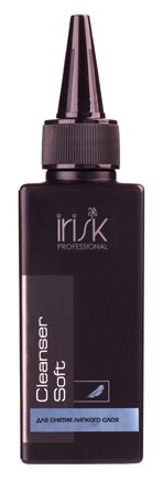 Irisk Professional Жидкость для снятия липкого слоя Cleanser Soft 100 мл, с дозатором