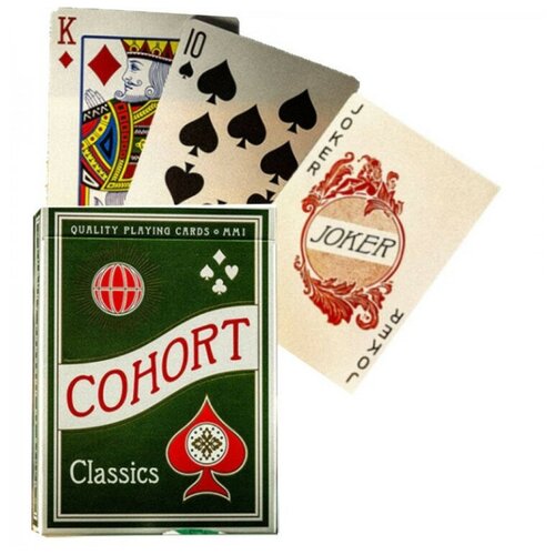 Карты Ellusionist Cohorts Green (ELL85) cohort classics green маркированные игральные карты от компании ellusionist