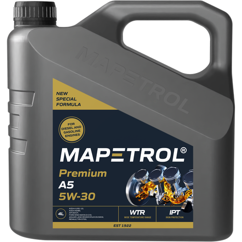 Моторное масло Mapetrol Premium A5 5W-30 1л