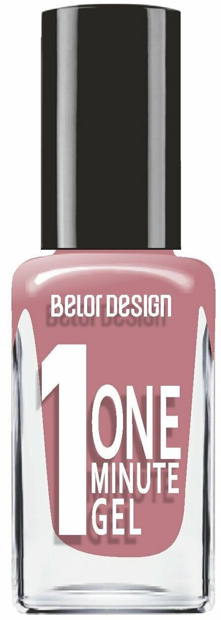 Belor Design Лак для ногтей ONE MINUTE GEL тон 210, 10 мл.