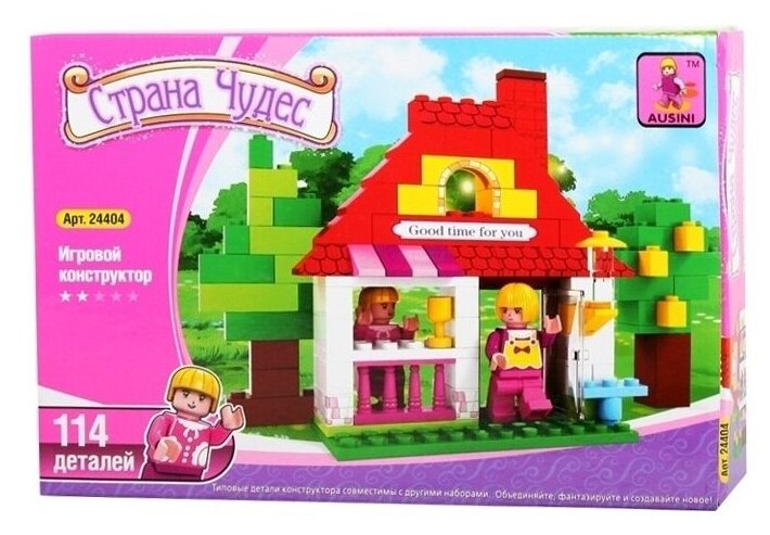 Конструктор Ausini "Страна чудес: Кафе" (114 дет.) 186653