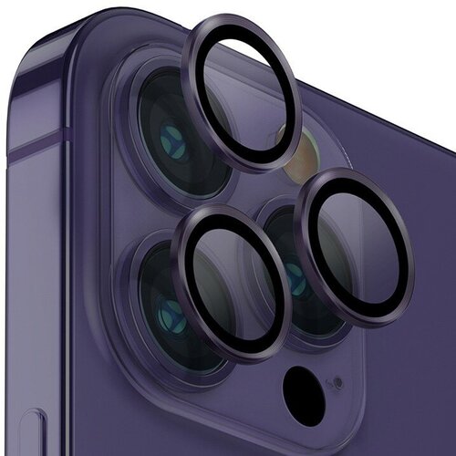 Защитное стекло Uniq OPTIX Camera Lens protector Aluminium для камеры iPhone 14 Pro | 14 Pro Max, Lavender