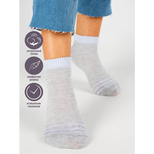 фото Носки красная ветка, размер 23-25, серый