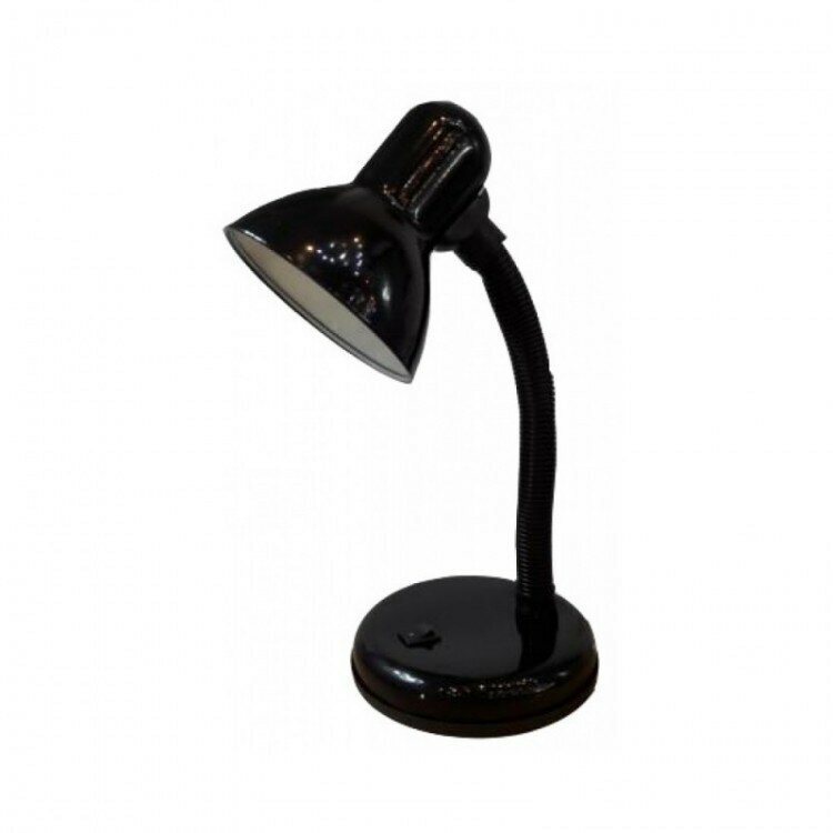 Настольная лампа (светильник) General GTL на основании 60W E27 метал+пластик черный GTL-028-60-220 800128
