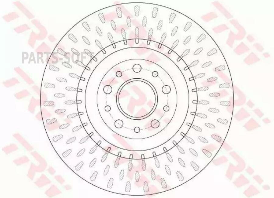 TRW DF6424 Тормозной диск