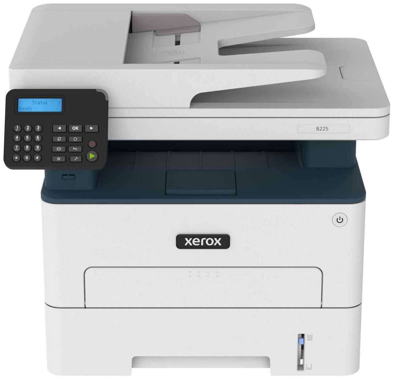 МФУ Xerox B225 (B225v_dni), принтер/копир/сканер, А4, ADF, Duplex, 34 стр/мин, 30K стр/мес, 600 x 600, 2 400 Image Quality