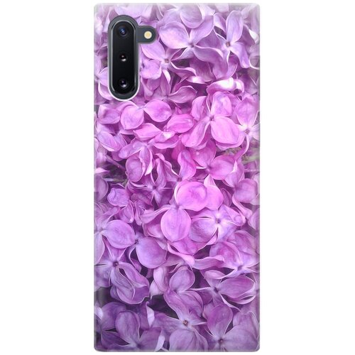фото Силиконовый чехол на samsung galaxy note 10 / самсунг ноут 10 с принтом "цветы серени" gosso