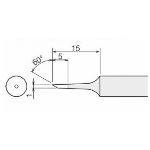 Жало для паяльника Goot PX-60RT-1CR+