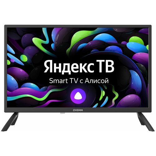 LED телевизор Digma 24 DM-LED24SBB31 Smart Яндекс.ТВ черный