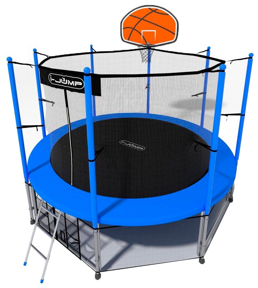 Батут i-Jump Basket 14ft blue