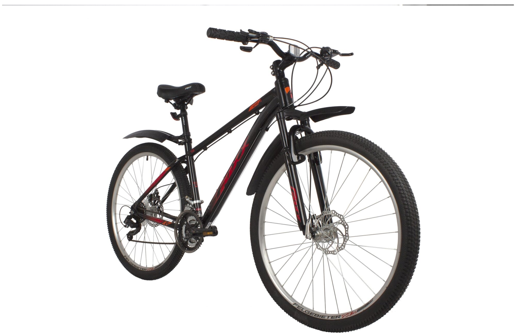 Велосипед горный Foxx 27,5", Aztec D, черный, сталь, размер 16"