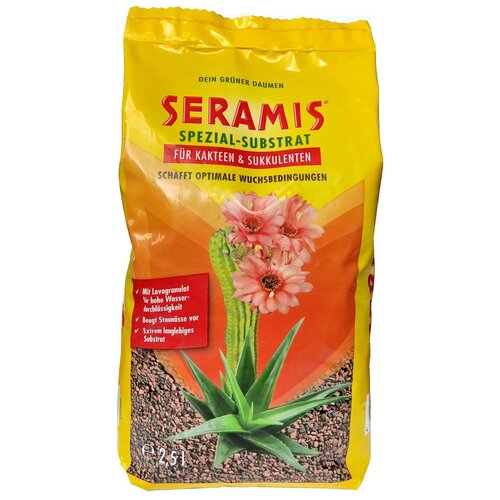 Субстрат гранулят Seramis для кактусов и суккулентов, 2.5 л, 1.47 кг