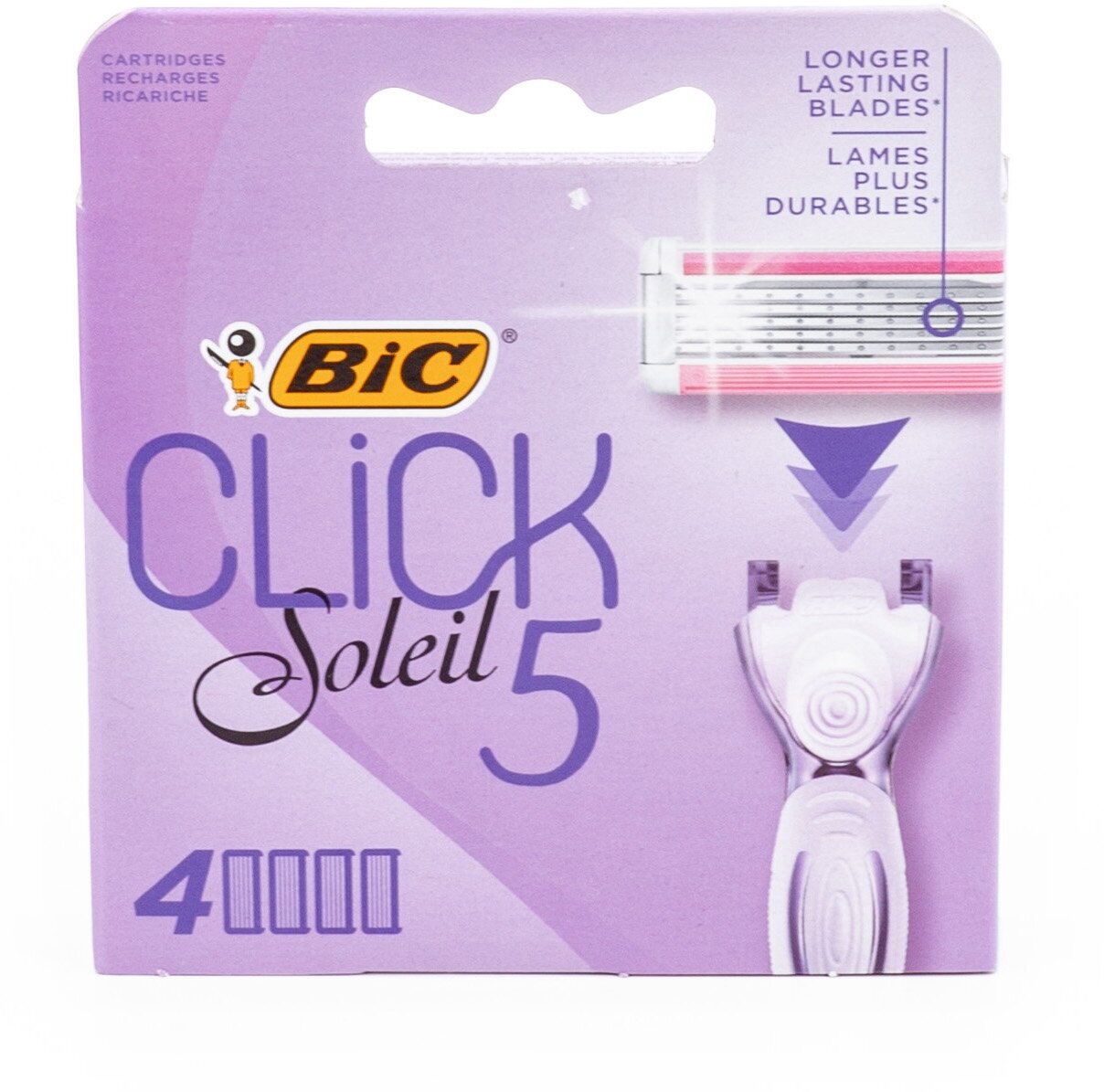Кассеты для бритья Bic Click 5 Soleil 4шт - фото №11